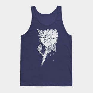 OLD IS COOL WHITE ROSE Tank Top